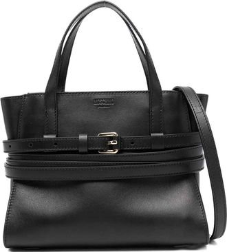 Moschino Tie Me Small Leather Handbag