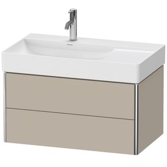 Duravit Xsquare Mueble De Ba&ntilde;o De Pared 78,4x46,0 Cm, 2 Cajones, - Duravit