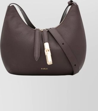 Furla adjustable strap shoulder bag with gold-tone hardware
