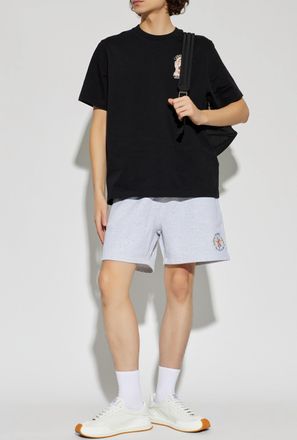 Casablanca T-shirt With Logo, Mens, Black