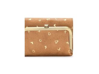 Hobo Robin Compact Womens Wallet Womens Wallet Whiskey, Leather