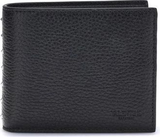 Valentino Garavani Rockstud Bifold Portemonnee - Heren - Portefeuilles - Zwart - ONE Size - Leer - Accessoires