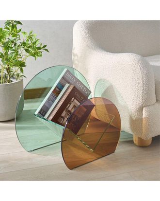 Safavieh Sera Tinted Glass Book Display
