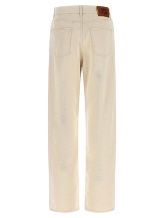 Fendi FF Reverse Jeans - Cream