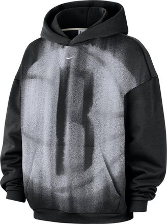 Nike Mens Brooklyn Nets Standard Issue Fleece Basketball Hoodie in Black | IQ2437-010