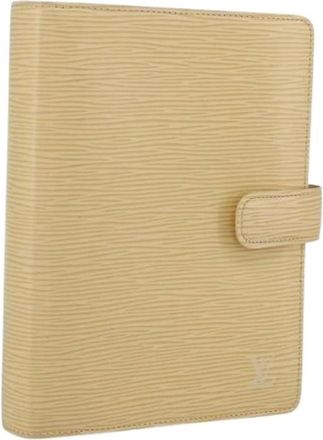 Louis Vuitton Pre-owned Accessories, female, Beige, Size: ONE SIZE Pre-owned Leather home-office