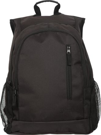 Mountain Warehouse Fawkes 20L Rucksack - Durable Backpack, Adjustable Shoulder Straps Daypack Jet Black