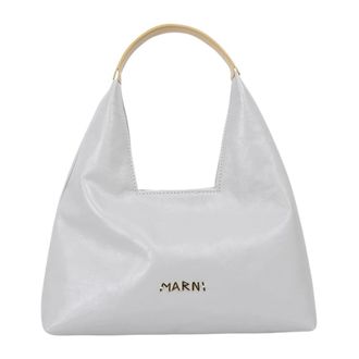Marni Mini Trapeze Top Handle Shoulder Bag - female - Marni - Handbags - White - ONE SIZE - Bags