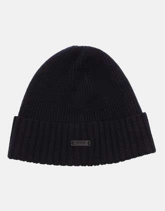 HUGO BOSS Mens Fati Beanie Hat - Navy - Size: ONE size