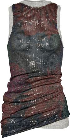 Maison Margiela Printed Draped Top