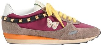Valentino Garavani Stud Up Sneaker - Dames - Schoenen - Veelkleurig - Maat: 38 EU Nylon