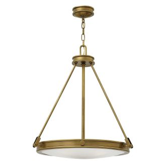 Netlighting Collier 4 Light Ceiling Pendant Brass E14 in Yellow