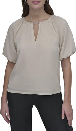 DKNY Dkny Puff Sleeve Top
