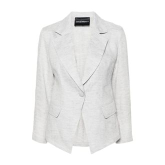 Emporio Armani Mujer, Chaquetas, Gris, Talla: XS