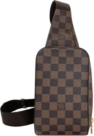 Louis Vuitton Damier Canvas Ebene Damier Canvas Sling Bag (Pre-Owned)