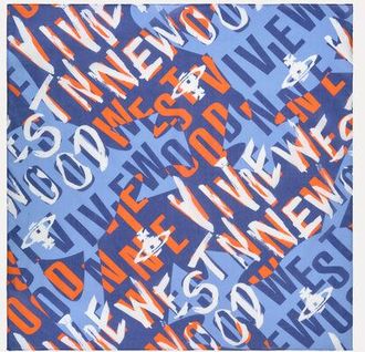 Vivienne Westwood Logomania Handkerchief Logomania Blue-logomania Unisex