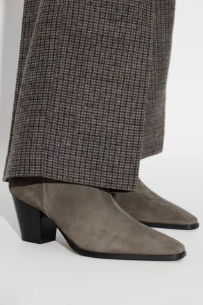 Aeyde Hedvig Heeled Ankle Boots, Womens, Grey