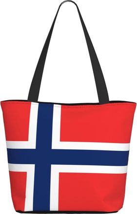 AOOEDM Norwegian Flag Ladies Shopping Bag 13x11x7in.The Perfect ValentineS Day Gift.It Is The Best ValentineS Day Gift For Mom, Daughter, Wife,Etc