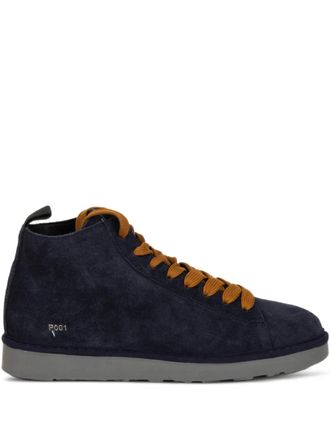 Panchic lace-up boots - Blue