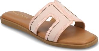Journee Collection Womens Primah Wide Width Flat Sandals