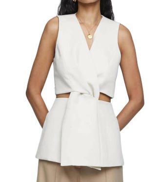 Anna Quan Sia Vest In Milk