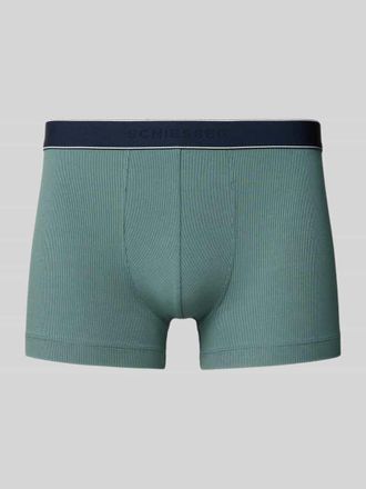 Schiesser Boxershorts mit elastischem Logo-Bund in Mint, Größe XXL