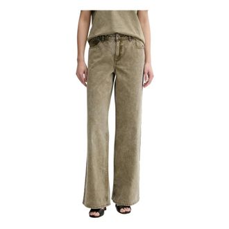 Michael Kors Dames, Jeans, Groen, Maat: W26 Katoen