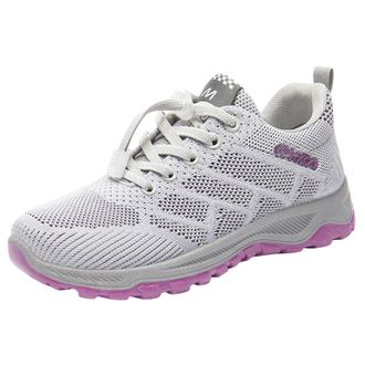 Generic Orthopedic Running Trainers for Women Ladies Wide Fit Lightweight Sneakers Women Mesh Breathable Elastic Comfortable Easy to Wear Ladies Sneakers Size