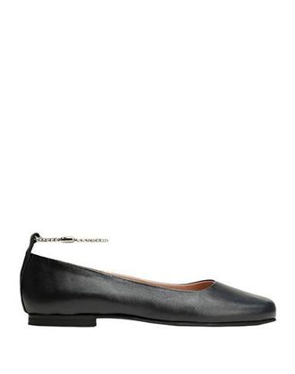 8 by YOOX LEATHER FLAT WITH RHINESTONE ANKLET DETAIL