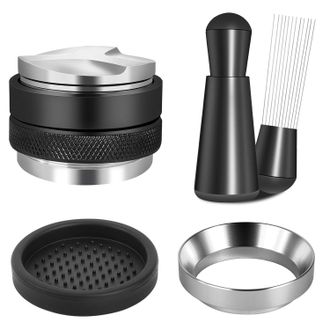 OEM Dispensador De Caf&eacute; Y Prensador De 51 Mm, Doble Dosificador, Filtro Port&aacute;til, Profundidad Ajustable - Kit Profesional Para Prensar Caf&eacute; Espresso