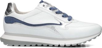 Gabor Schoenen, Dames, Wit, 41 EU, Leer, Witte Low-Top Sneakers