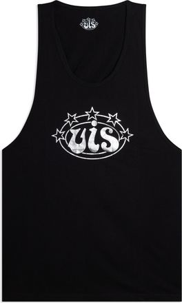 Freddy Canotta Uomo in Cotone Stile Boxe VIS Logo Argento