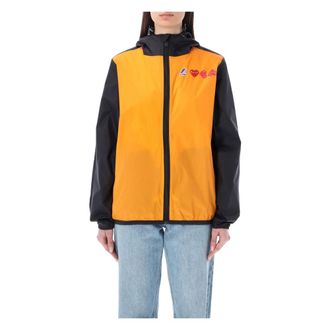 Comme Des Gar&ccedil;ons Light Jackets, female, Multicolor, Size: XL Hoodie Full Zip