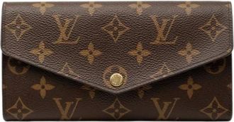 Louis Vuitton Pre-owned Wallets, female, Brown, Size: ONE SIZE Pre-owned Long wallet (bi-fold)