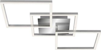 Briloner Lampada da soffitto led dimmerabile orientabile 36 w argento metallo-plastica IP20 Briloner