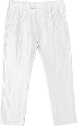 Ann Demeulemeester NWT DEMEULEMEESTER STRAIGHT SILVER MENS CASUAL PANTS