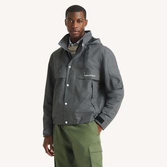 Nautica Mens Bergamo Printed Sailing Jacket