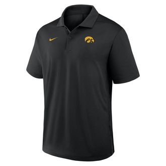 Nike Iowa Primetime Victory Plus Nike Mens Dri-FIT College Polo in Black | 04N800AIA-XTS