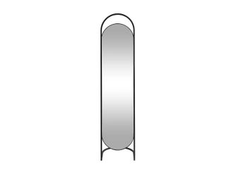 Vente-Unique Vente-unique - Specchio Su Piede Psiche L.41 X H. 171 Cm In Ferro Nero - Zineb