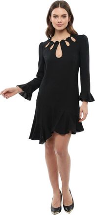 Dsquared2 Black Round Neck Mini Dress