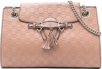 Gucci Pre-owned Gucci Large Guccissima Emily Shoulder Bag 295403 527066
