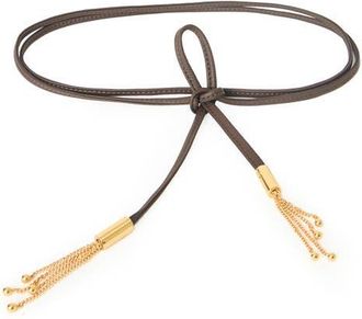 B-Low The Belt Melrose Wrap Belt in Chocolate Gold at Nordstrom