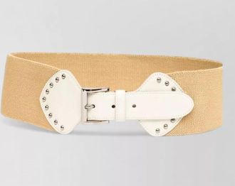 Prada studded waist belt