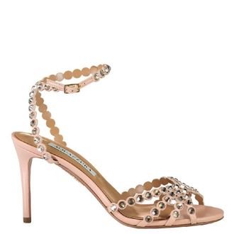 Aquazzura Tequila Leather Sandals, Brand Size 36 (US Size 6)