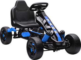 OEM Kart Pedales Para Ni&ntilde;os De +3 A&ntilde;os Con Embrague Autom&aacute;tico Freno Ruedas Antideslizantes De Eva Y Marco Met&aacute;lico Azul