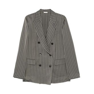 Dries Van Noten Blazers, male, Gray, Size: 2XL Giacca