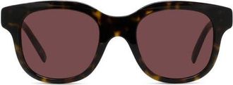 Givenchy 49mm City Geometric Sunglasses in Dark Havana /Bordeaux at Nordstrom