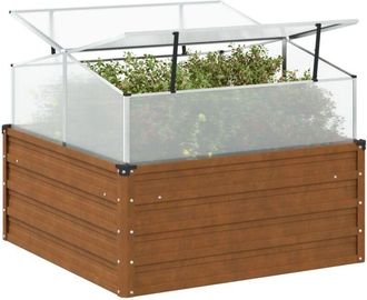 vidaXL Fioriera da Giardino con Acciaio Corten per Serra - Vidaxl