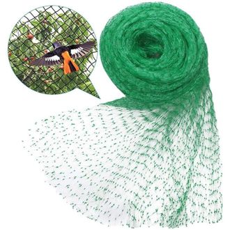 OEM Rete Di Protezione Per Uccelli 4 X 10 M, Rete Di Protezione Per Giardino Per Ciliegi, Viti E Meli, Maglia 15 Mm, Verde