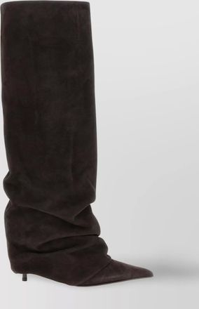 Le Silla andy knee length suede slouchy boots